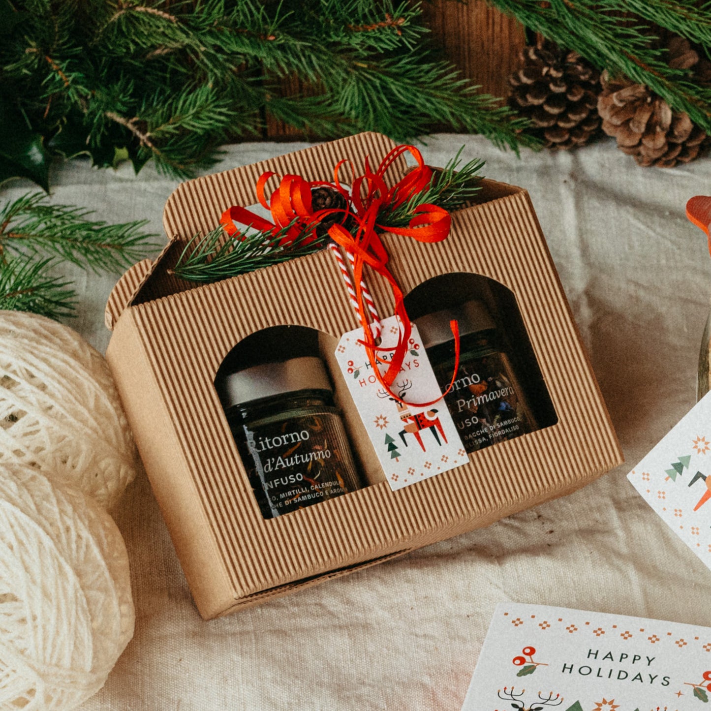 Scatola Regalo 2 Composte BIO da 220g