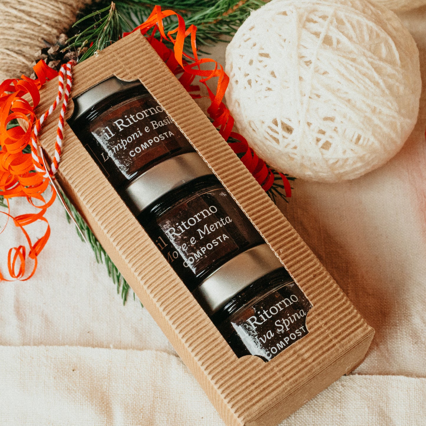 Scatola Regalo 3 Composte BIO da 100g